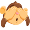 See-No-Evil Monkey emoji on Messenger